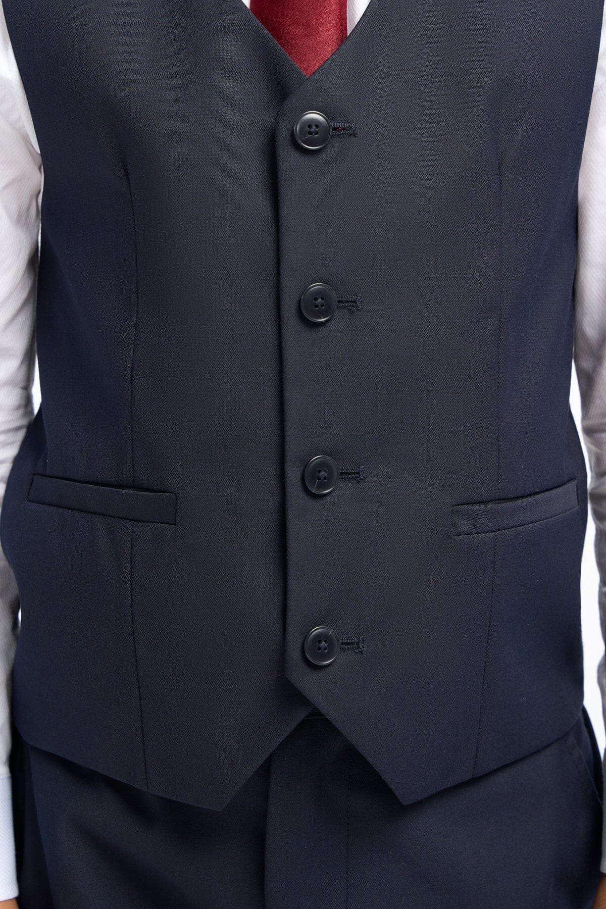 Plain Navy Boys 3 Piece Suit - STOCK CLEARANCE - Blazers & Jackets Sale - 