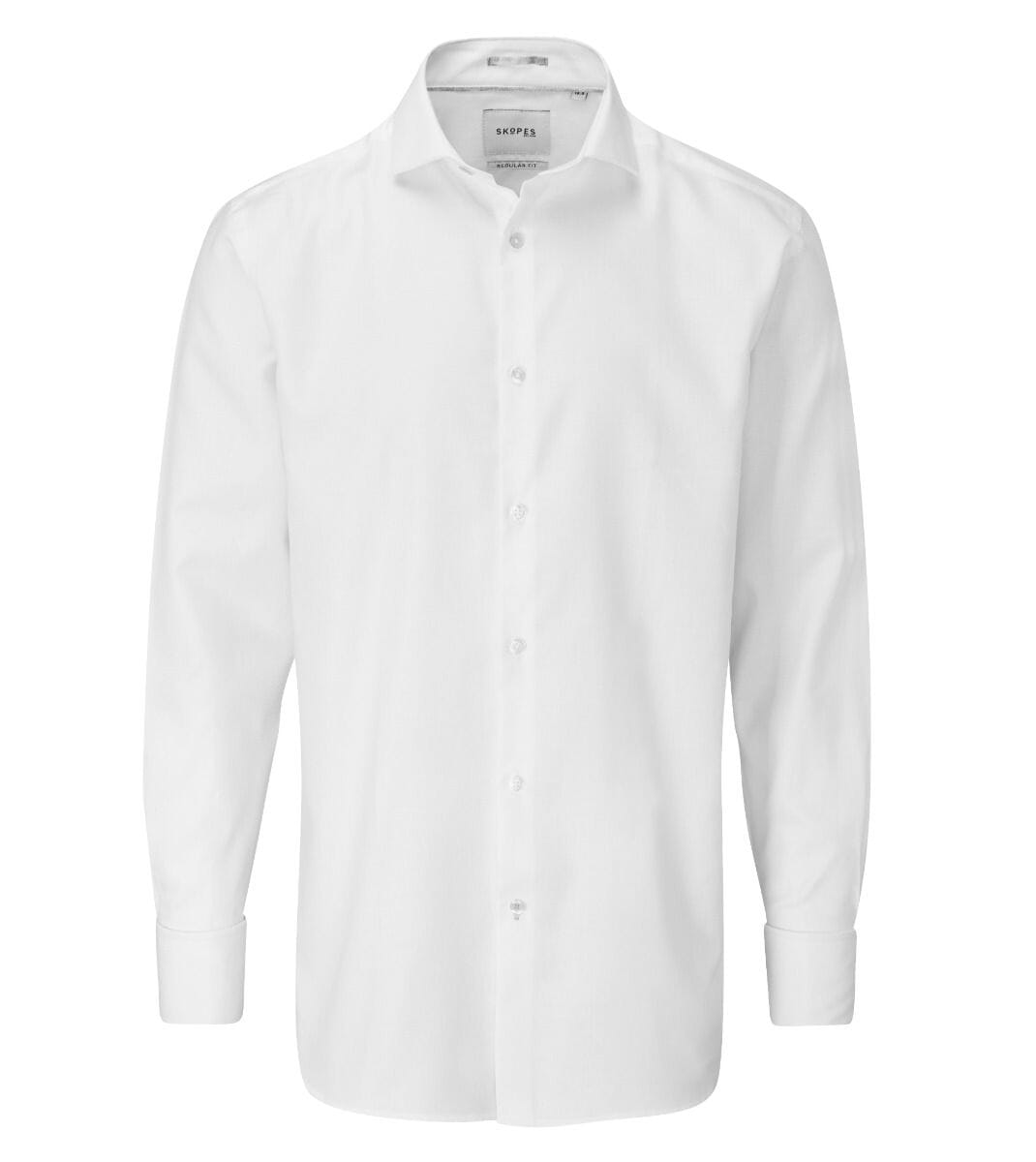 Premium White Dobby Cotton Dress Shirt - Shirts - - THREADPEPPER