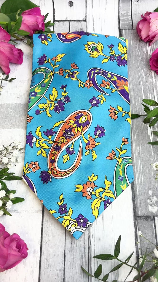 Italian Paisley Silk Cravat