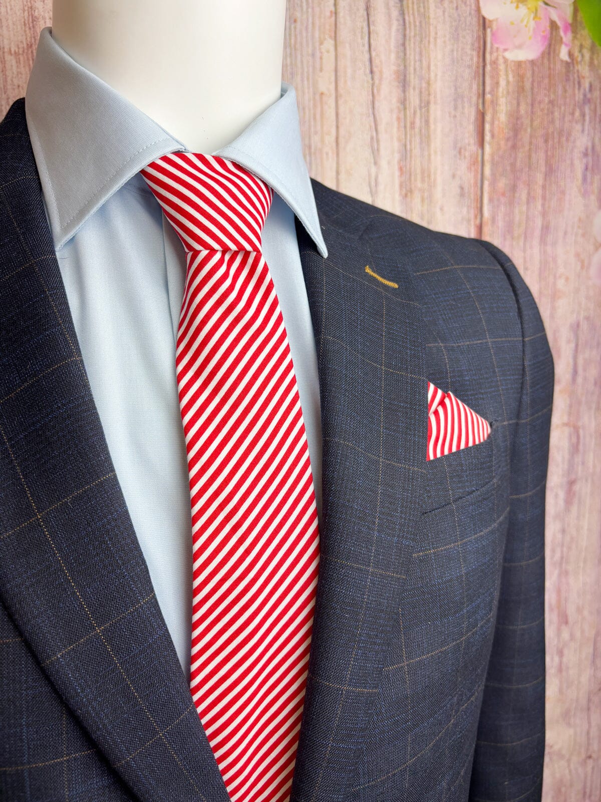 Red Candy Cane Tie - Ties - 