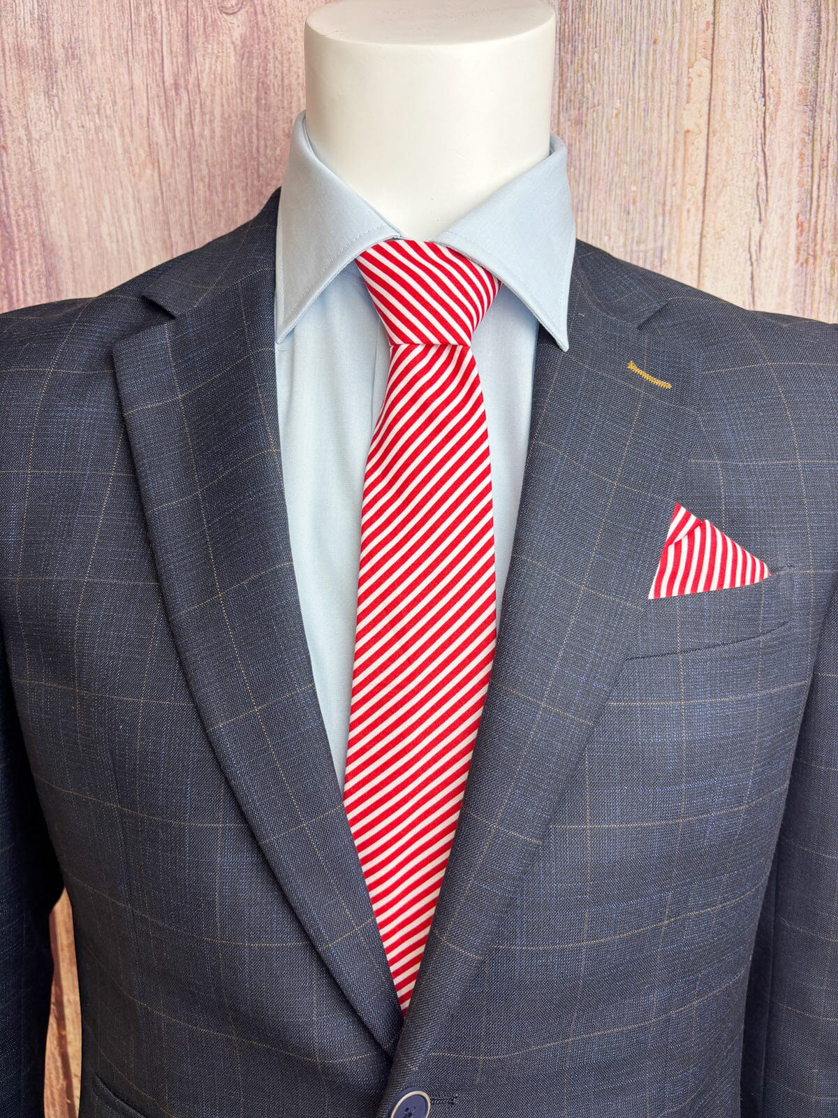 Red Candy Cane Tie - Ties - 