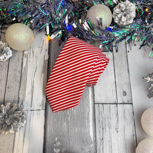 Red Candy Cane Tie - Ties - 