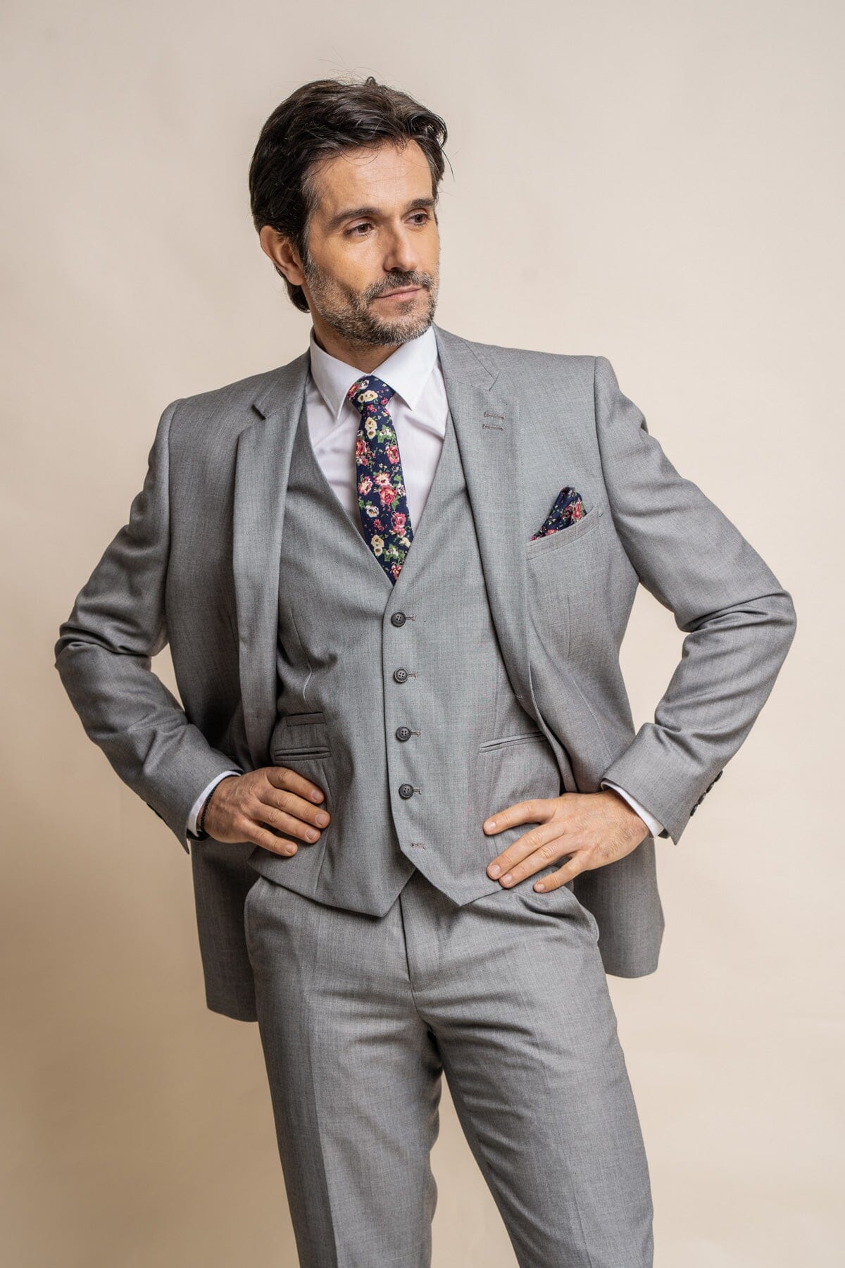 Reegan Grey Waistcoat - Waistcoats - 