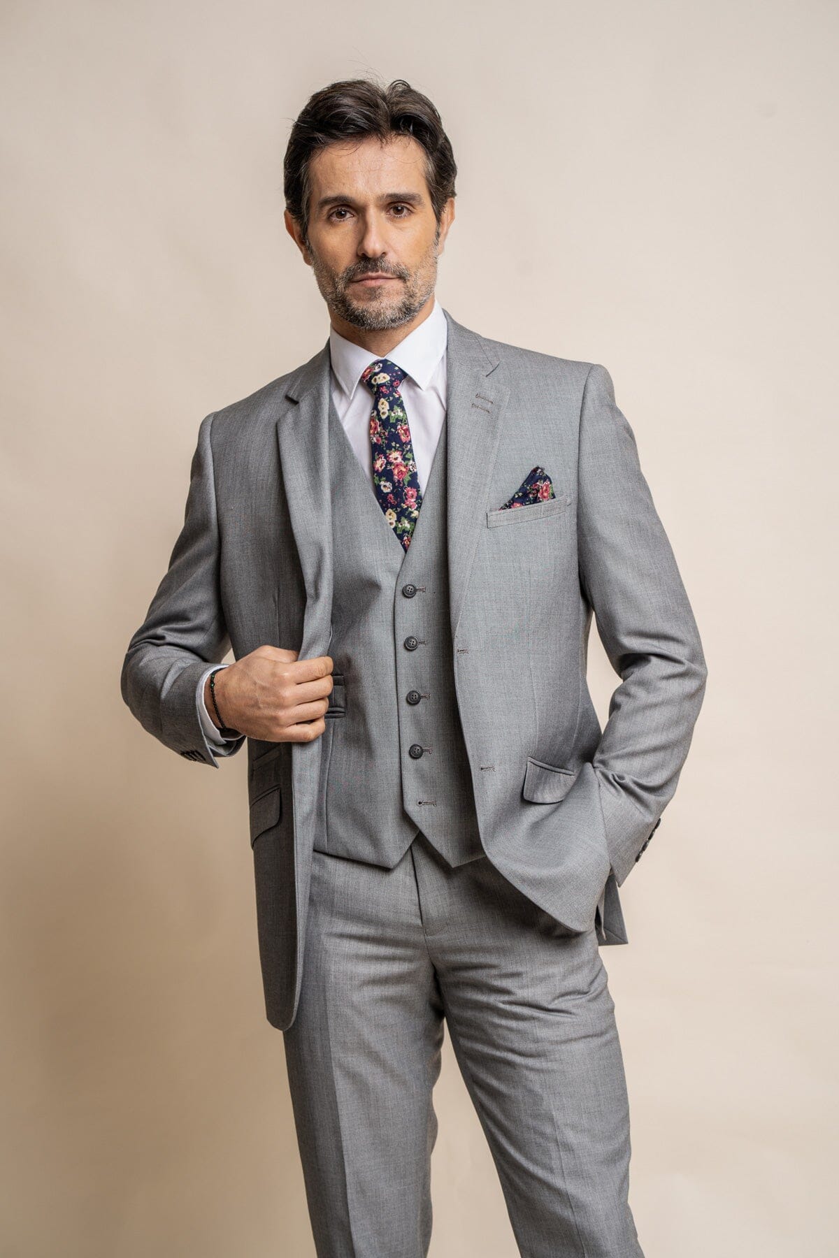 Reegan Grey Waistcoat - Waistcoats - 