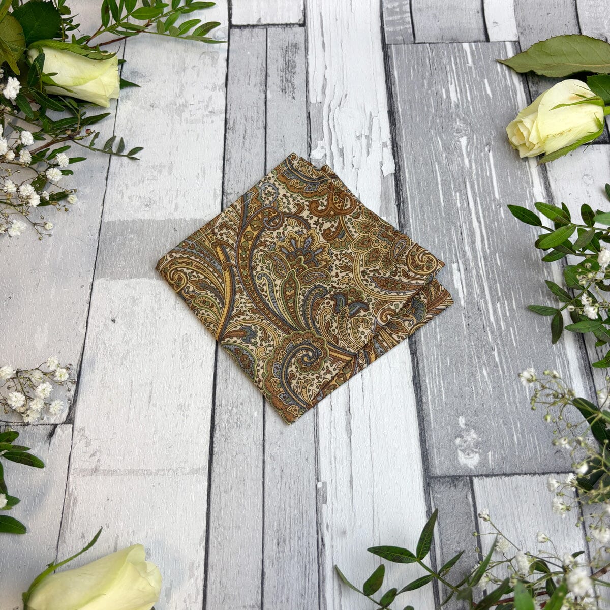 Retro Paisley Cotton Cravat - Cravats - 