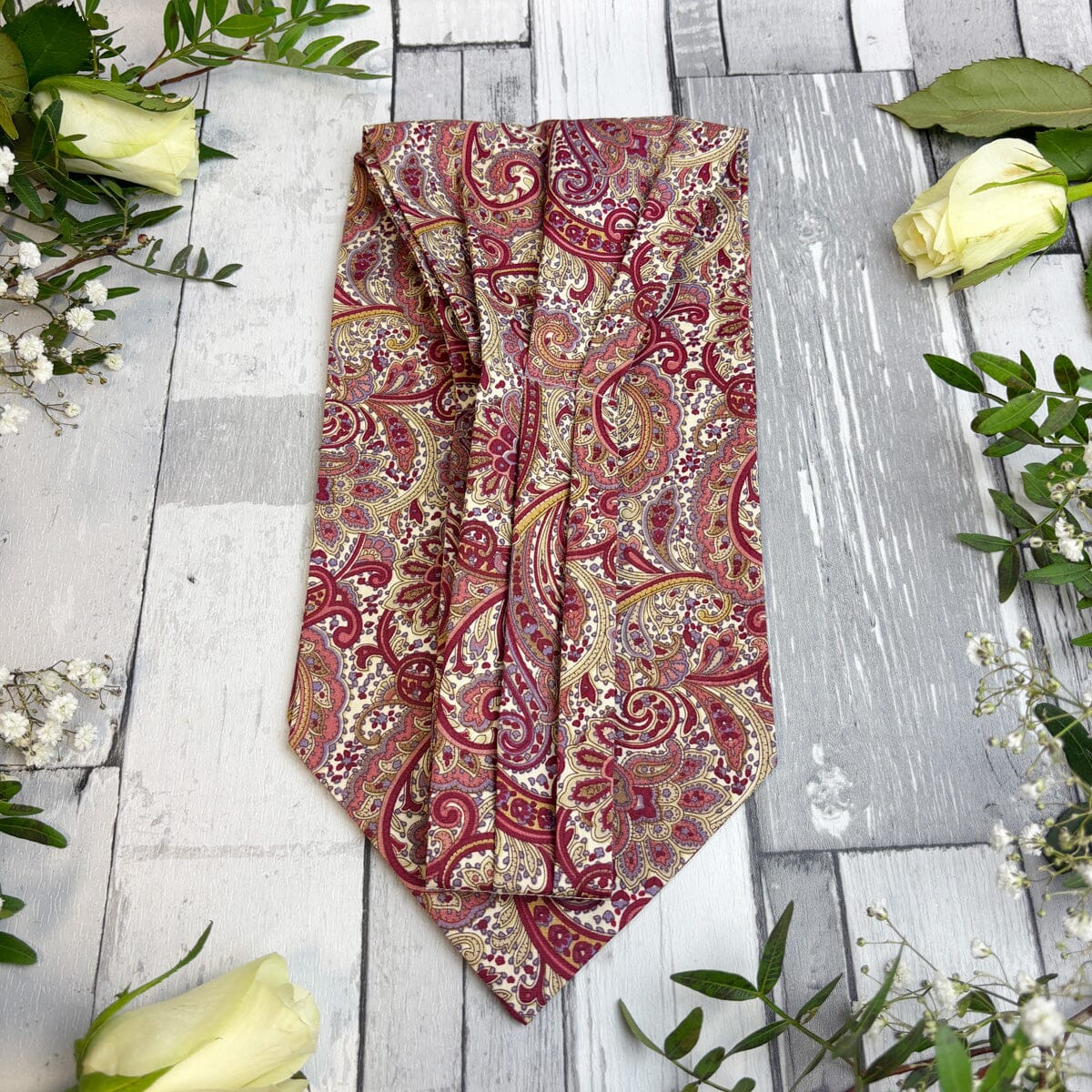 Retro Paisley Cotton Cravat - Cravats - 