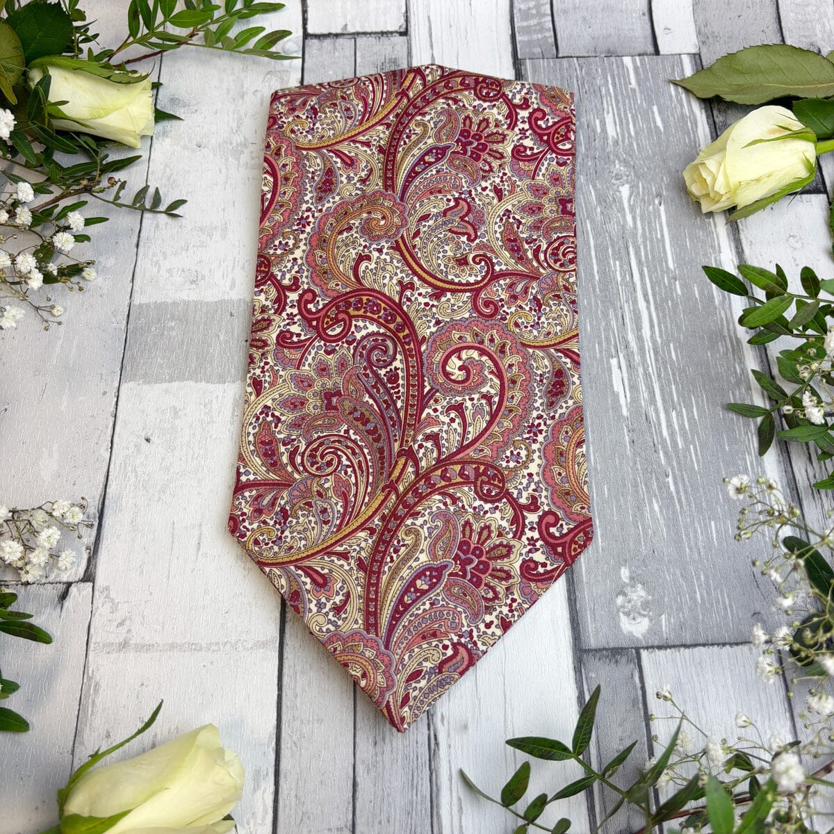 Retro Paisley Cotton Cravat - Cravats - 