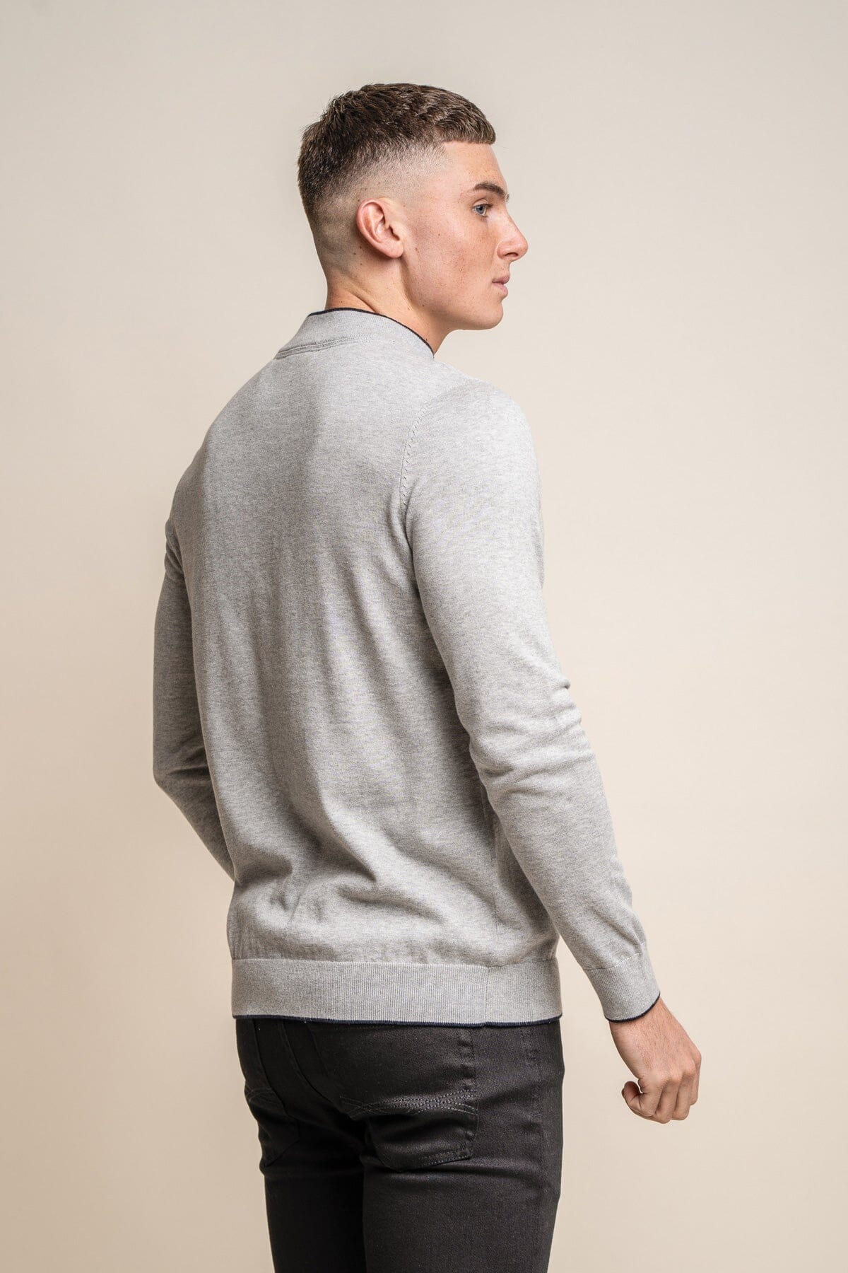 Rio Grey Turtle Neck Jumper - Jumpers - 