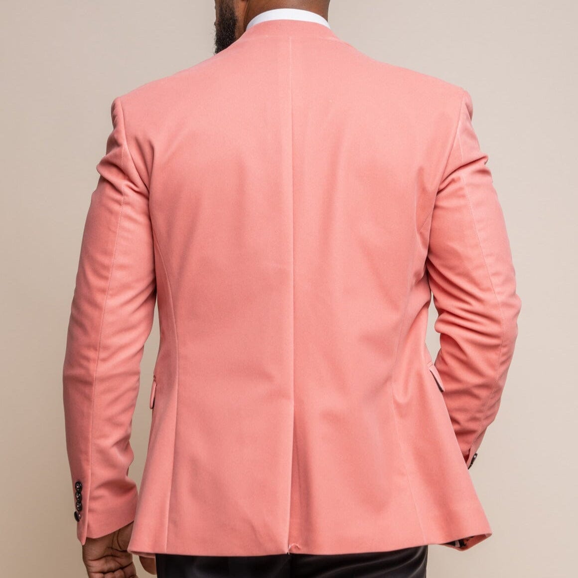 Rosa Pink Velvet 3 Piece Tuxedo Suit - Suits - - THREADPEPPER