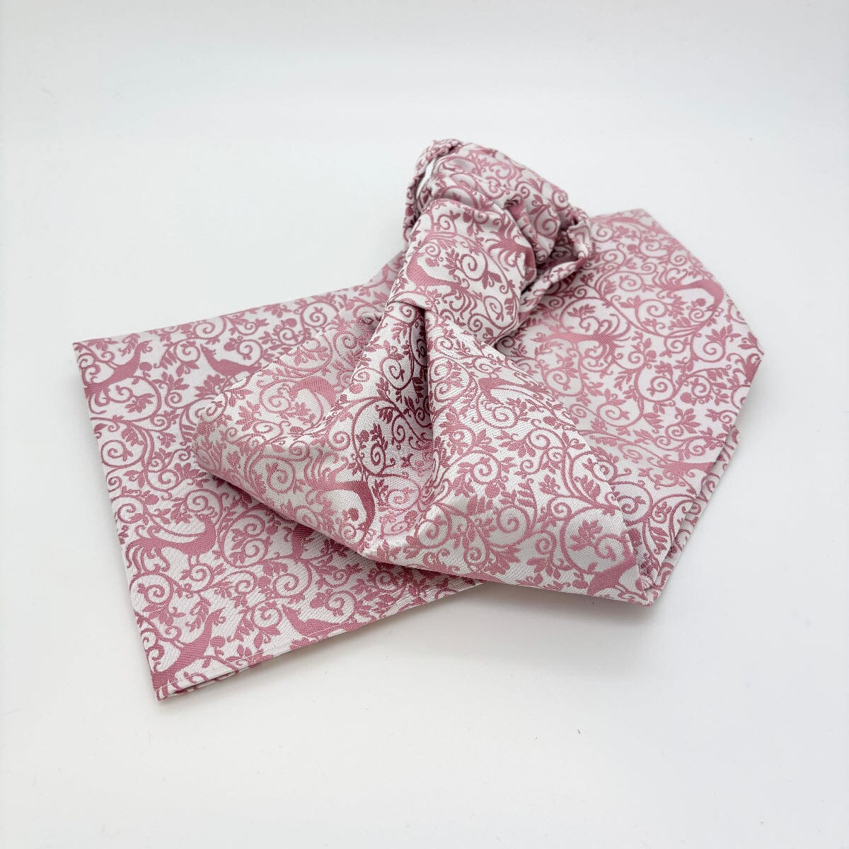 Rose Peacock Wedding Cravat Set - Cravats - 