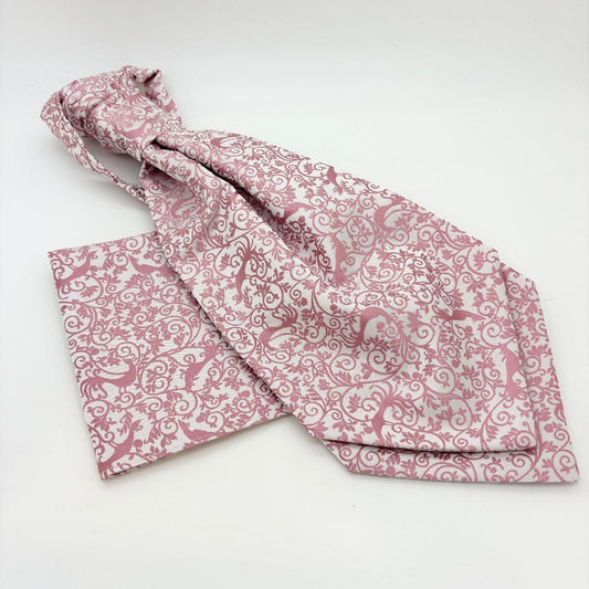 Rose Peacock Wedding Cravat Set - Cravats - 
