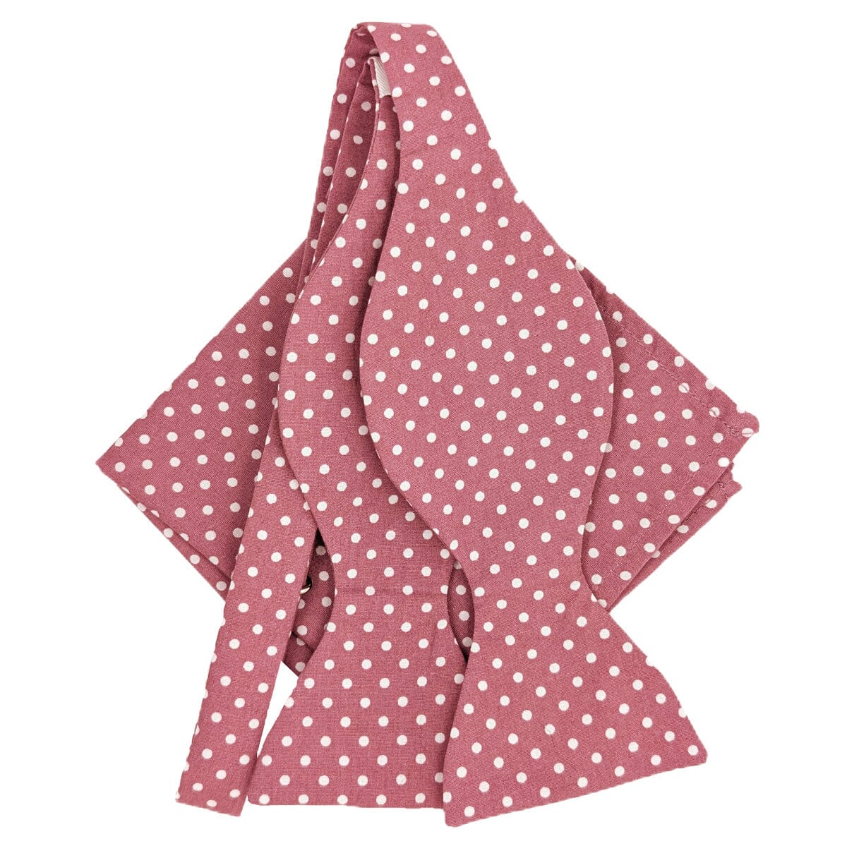 Rosewood Spot Bow Tie - Bow Ties - Self-Tie Bow Tie & Pocket Square - Save £1.00 