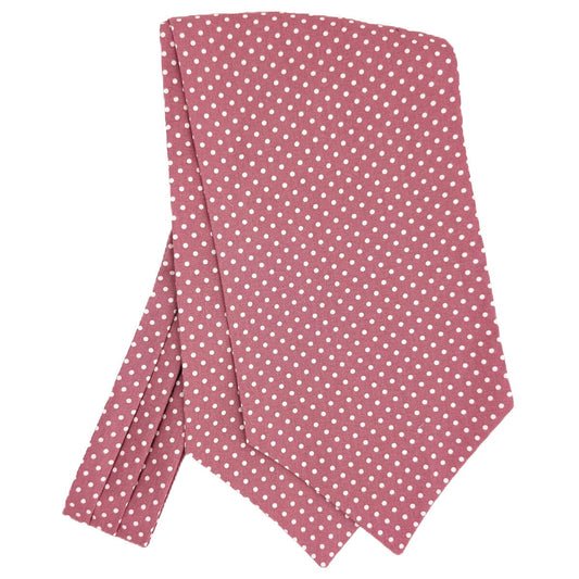 Rosewood Spot Cotton Cravat - Cravats - Cravat Only 