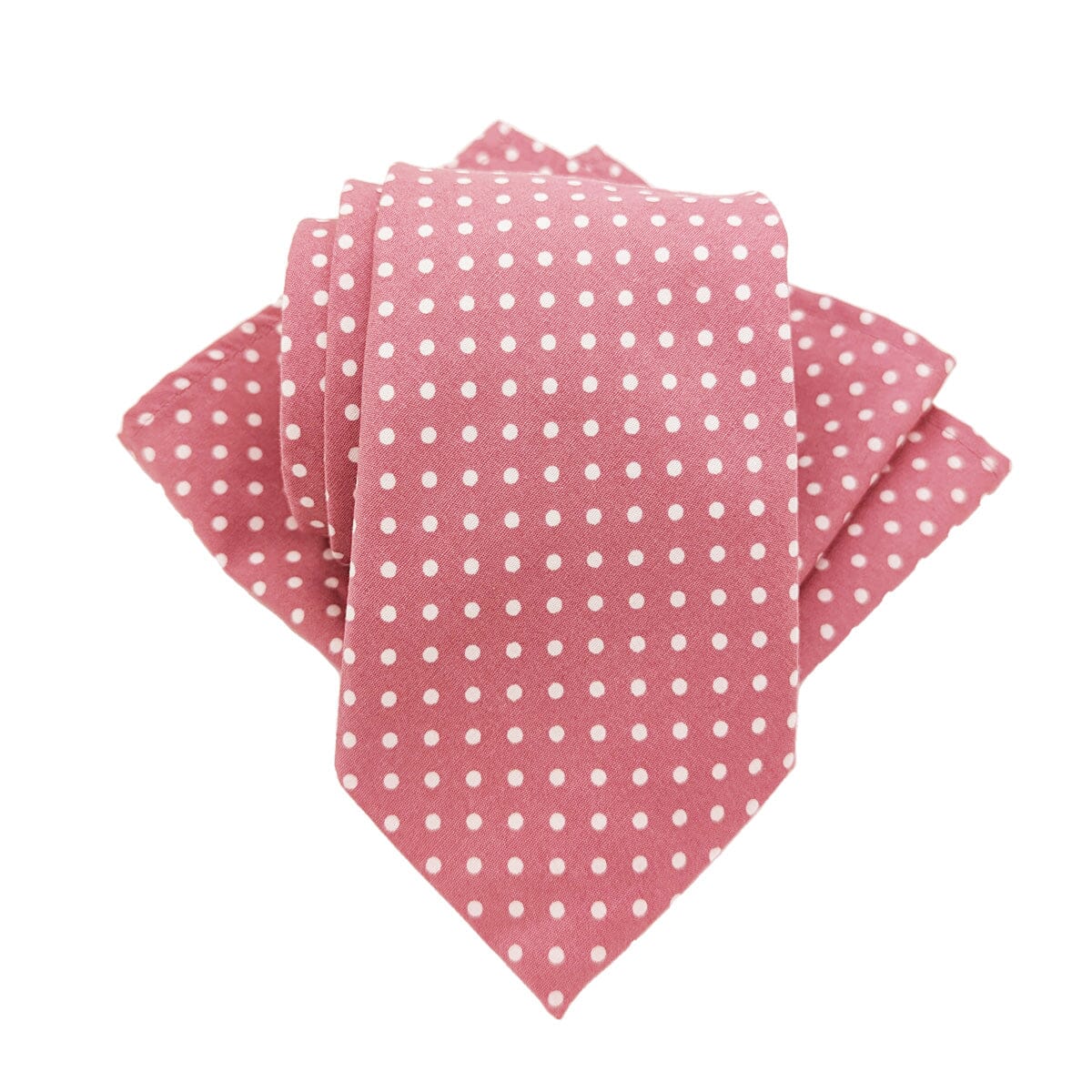 Rosewood Spot Cotton Tie - Ties - Tie & Pocket Square - Save £1.00 