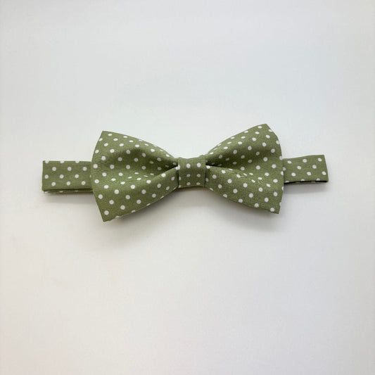 Sage Spot Bow Tie - Bow Ties - Pre-Tied Bow Tie Only 