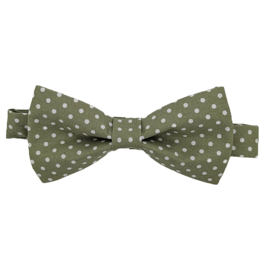 Sage Spot Bow Tie - Bow Ties - Pre-Tied No 