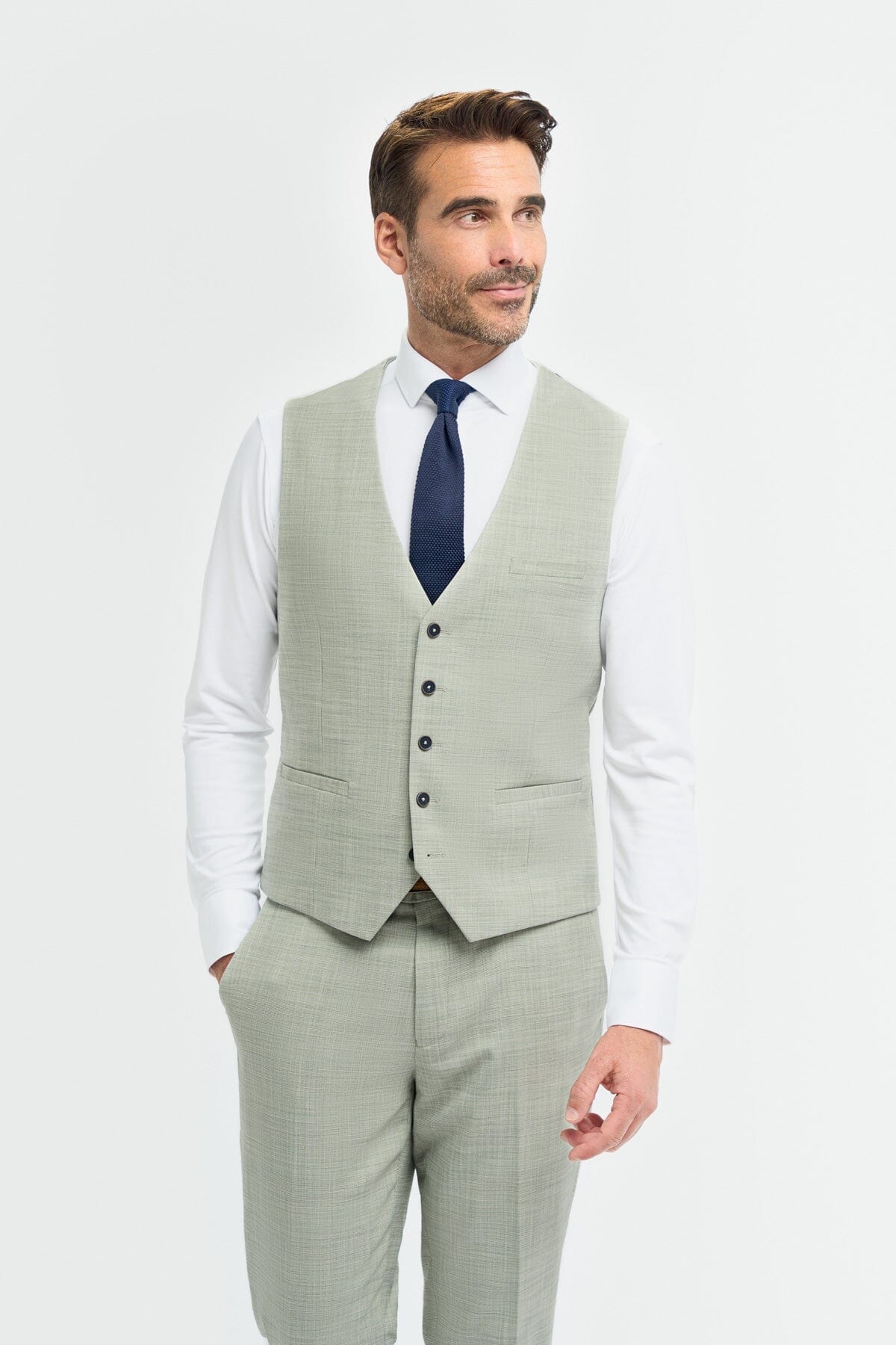 Sage Waistcoat - STOCK CLEARANCE - Waistcoats Sale - 34R 