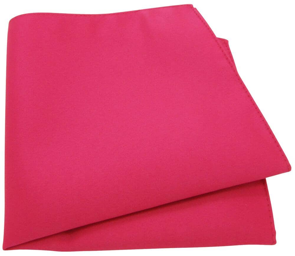 Satin Pocket Square - Handkerchiefs - Magenta 