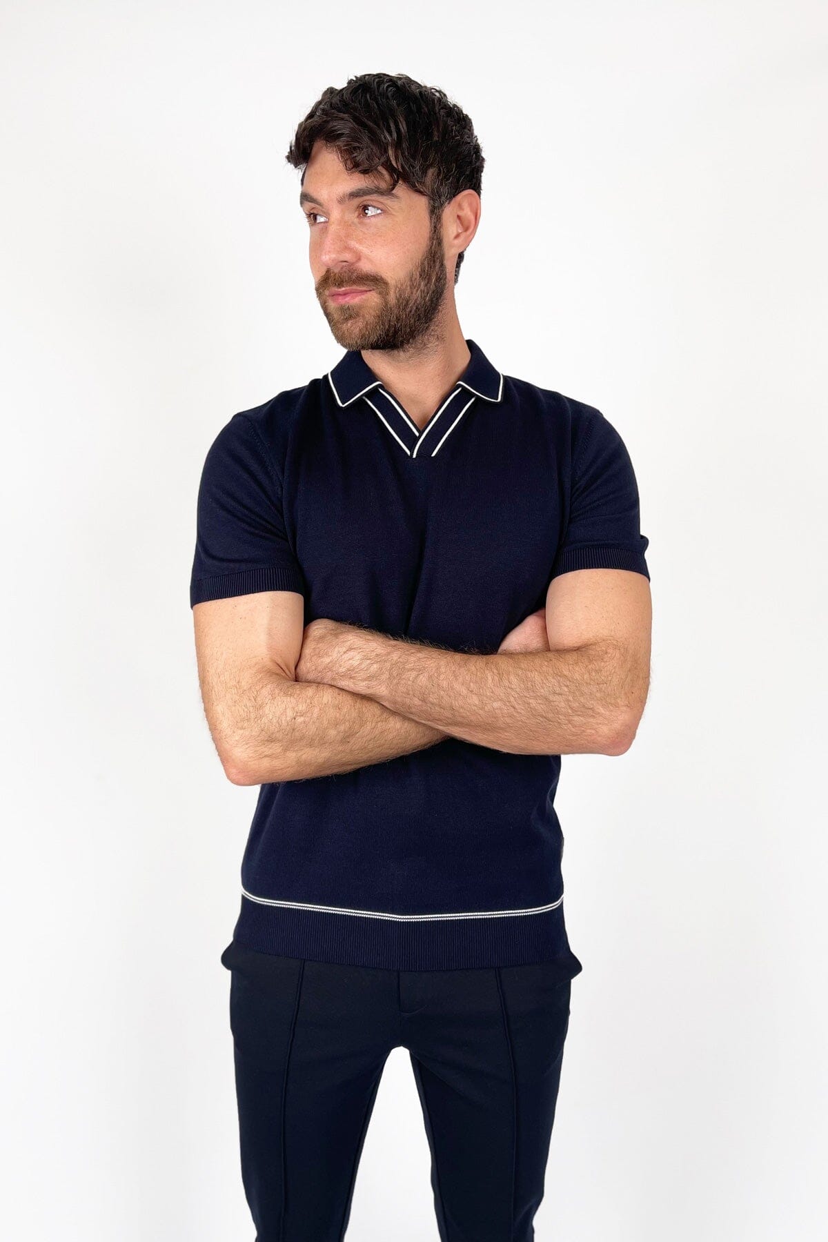 Seppi Navy Polo Shirt - Polo Shirts - 