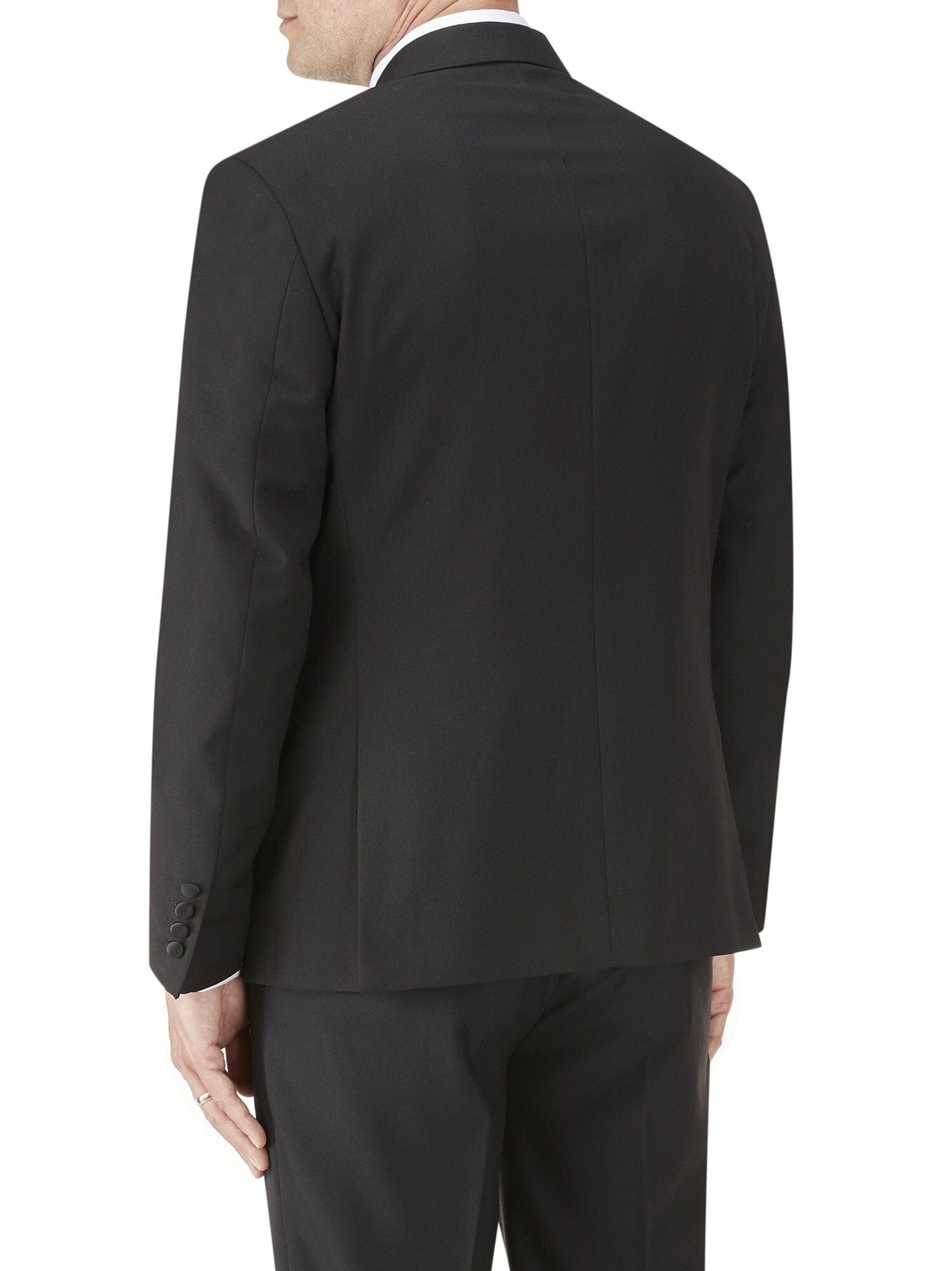 Sinatra Double Breasted Black Dinner Jacket - STOCK CLEARANCE - Blazers & Jackets Sale - 