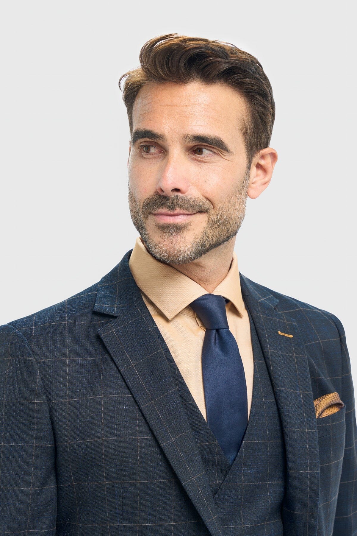 Torino Navy Suit Swatch - Swatch - 