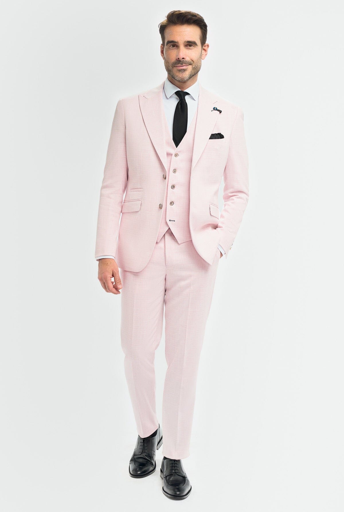Tropez Mauve 3 Piece Suit - Suits - 