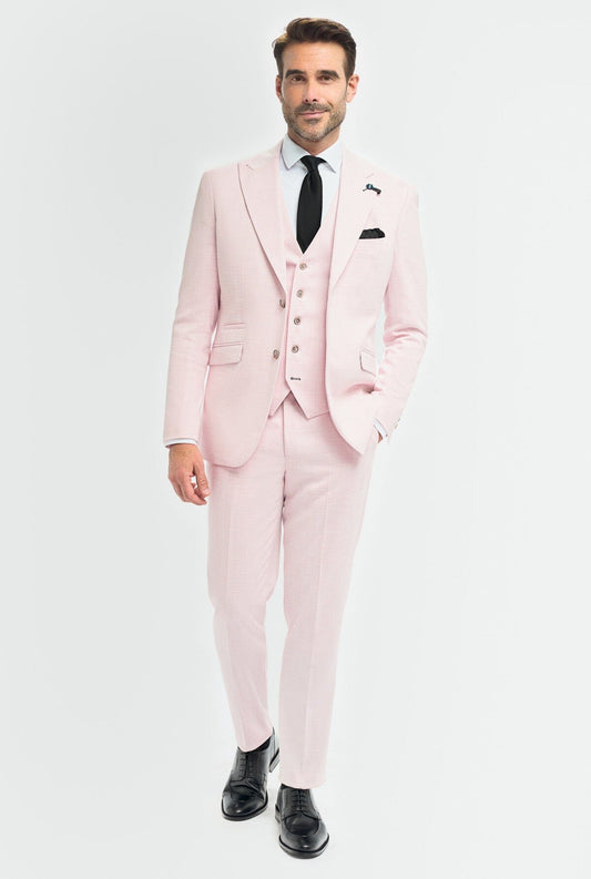 Tropez Mauve 3 Piece Suit - Suits - 