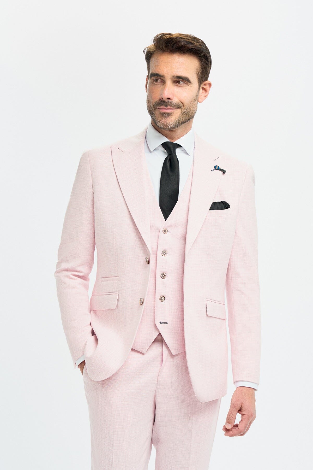 Tropez Mauve 3 Piece Suit - Suits - 