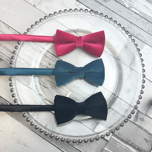 Velvet Bow Tie - Bow Ties - 