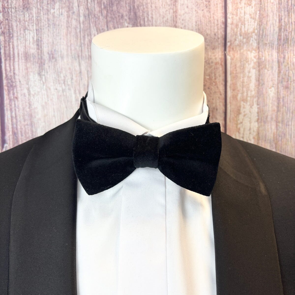 Velvet Bow Tie - Bow Ties - Black 