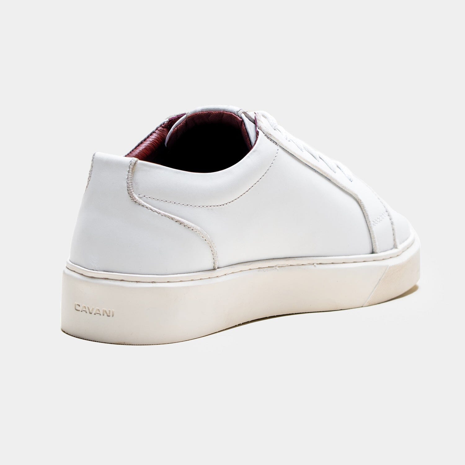 White Leather Trainers - Trainers - - THREADPEPPER