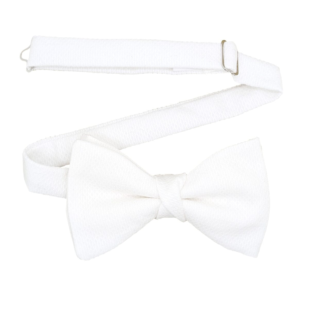 White Marcella Bow Tie - Bow Ties - Pre-Tied 