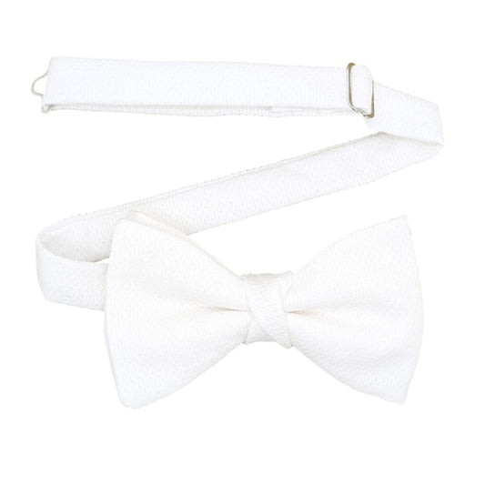 White Marcella Bow Tie - Bow Ties - Pre-Tied 