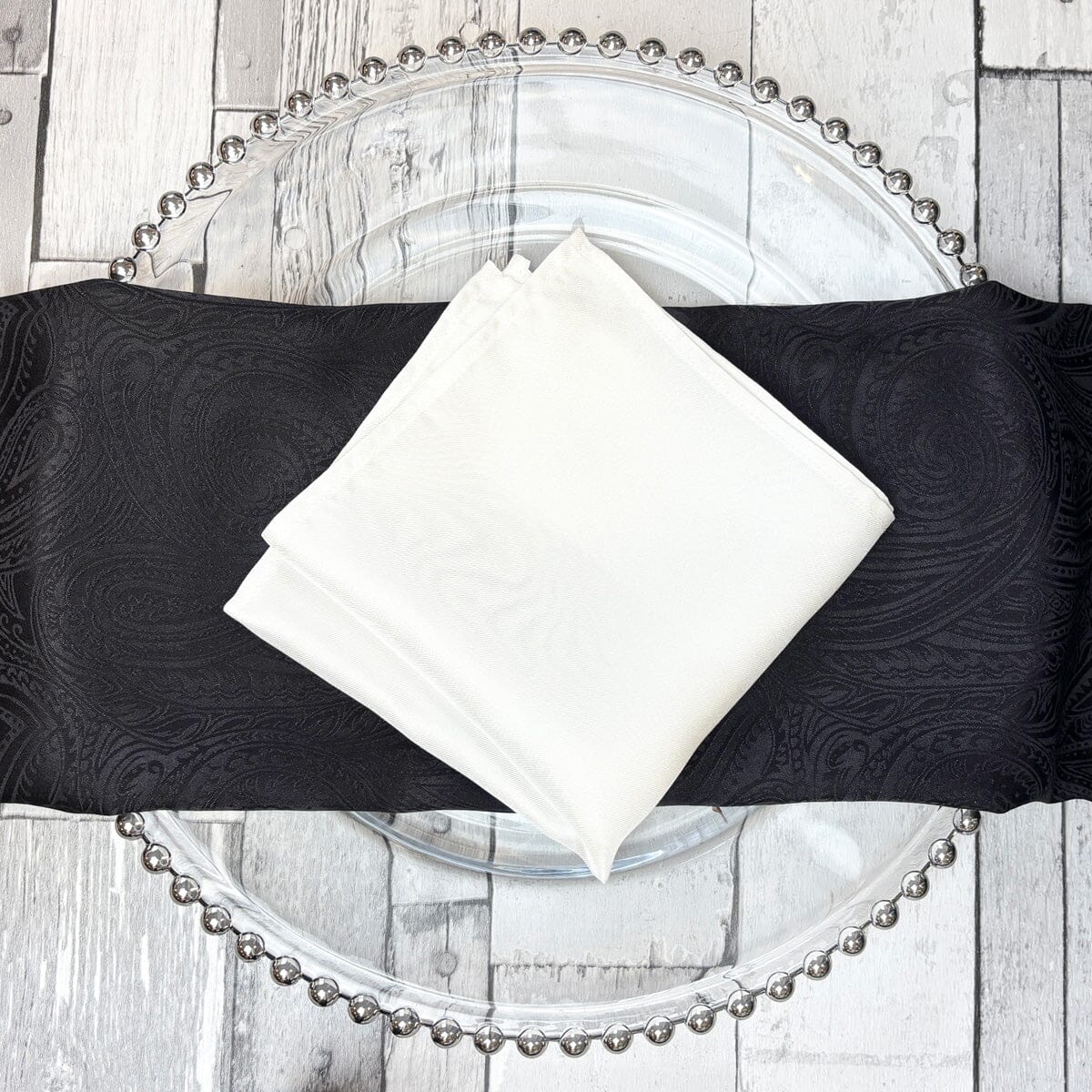 White Silk Twill Handkerchief - Handkerchiefs - 