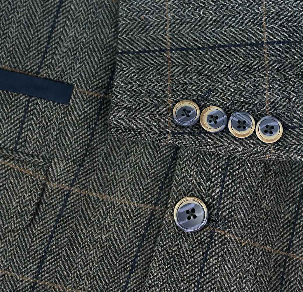 Country Tweed Grey Jacket - STOCK CLEARANCE - Clearance Jackets - - THREADPEPPER