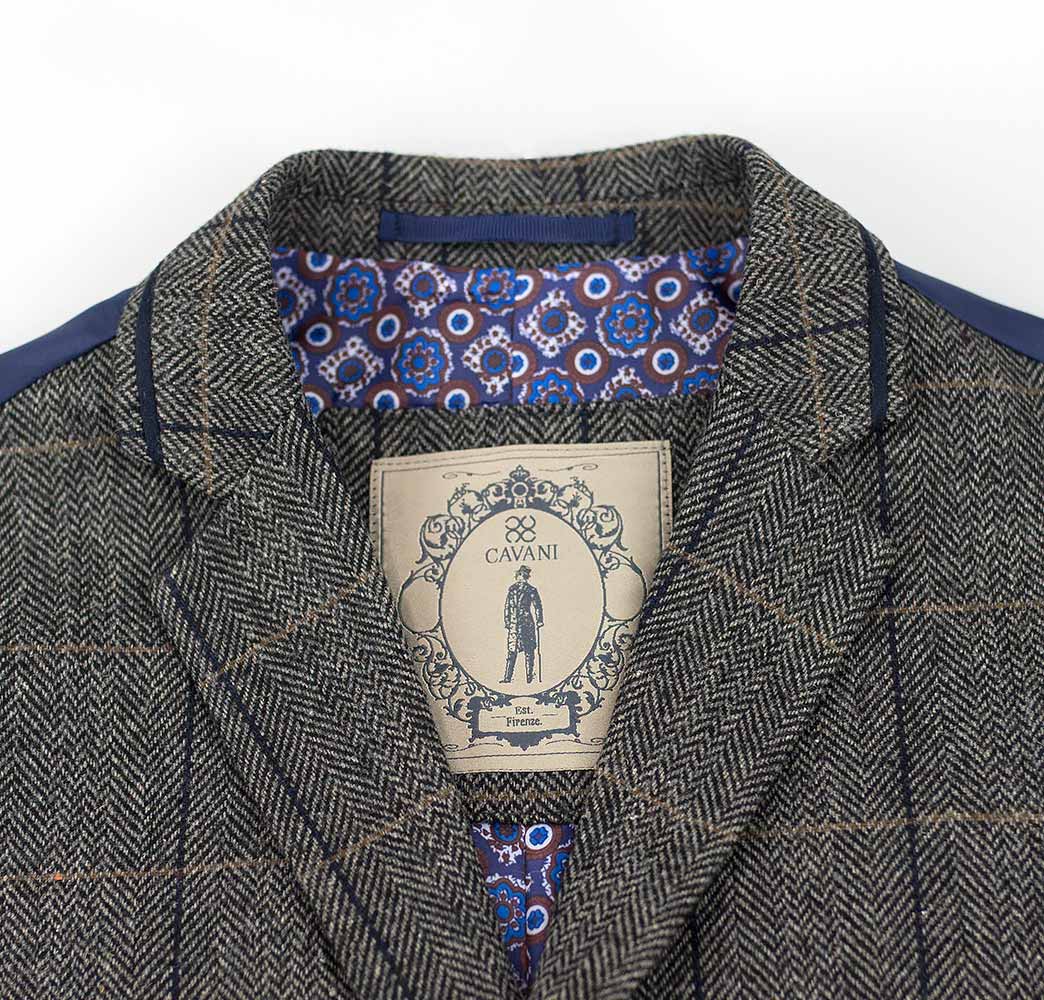 Country Tweed Grey Waistcoat - STOCK CLEARANCE - Waistcoats - - THREADPEPPER