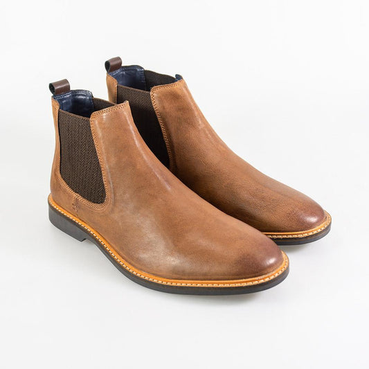 Arizona Tan Boots - Sticky Sole Fault - Boots - - THREADPEPPER