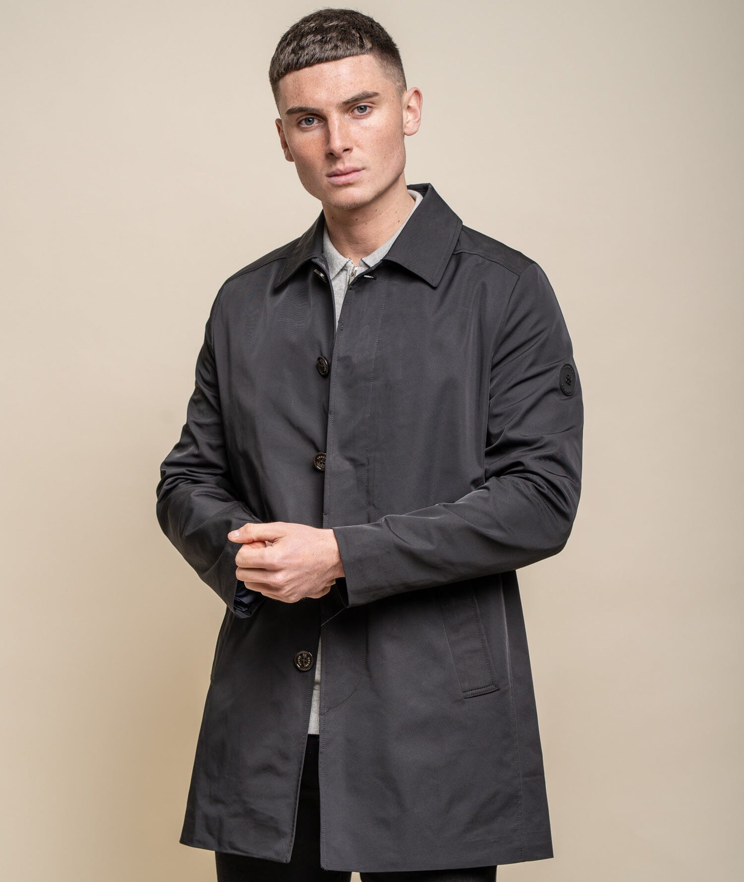 Barracuda Black Coat - Coats - XS - THREADPEPPER