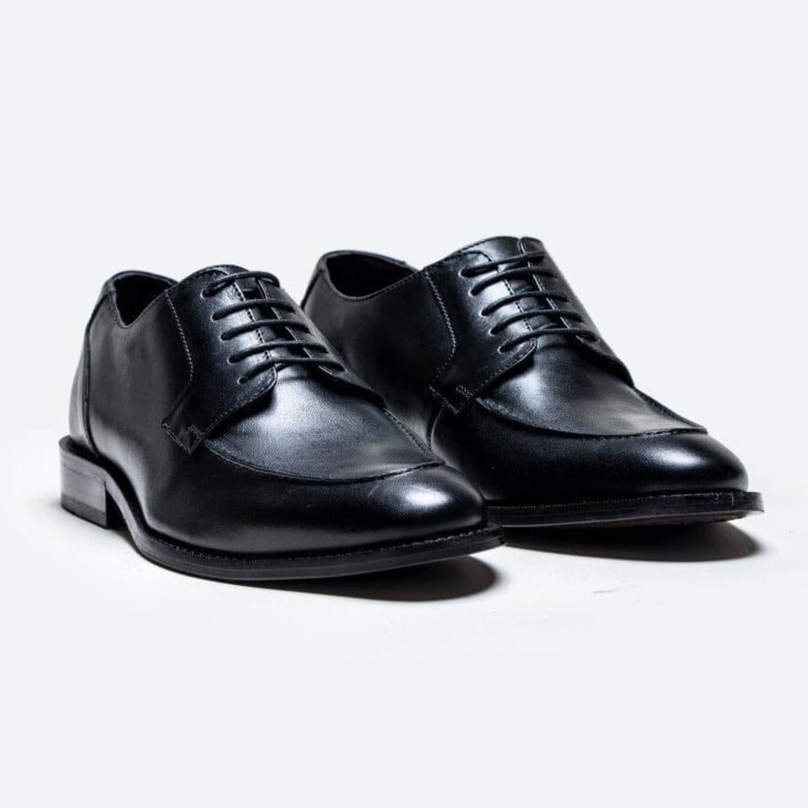 Berlin Plain Black Shoes - Shoes - - THREADPEPPER