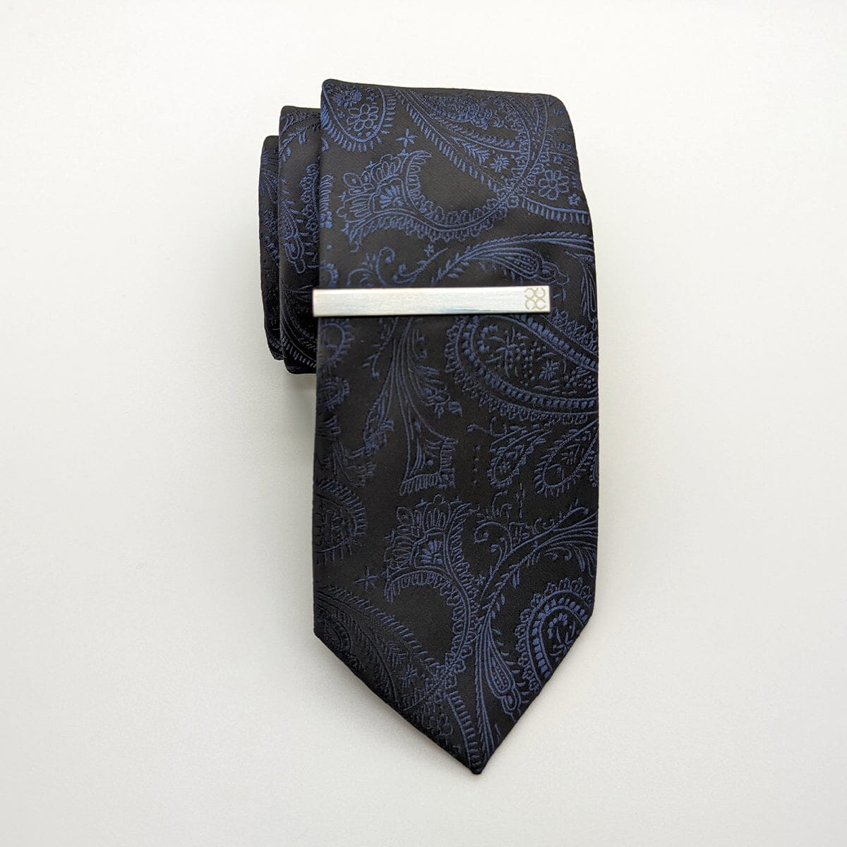 Black & Navy Paisley Tie Set - Ties - - THREADPEPPER