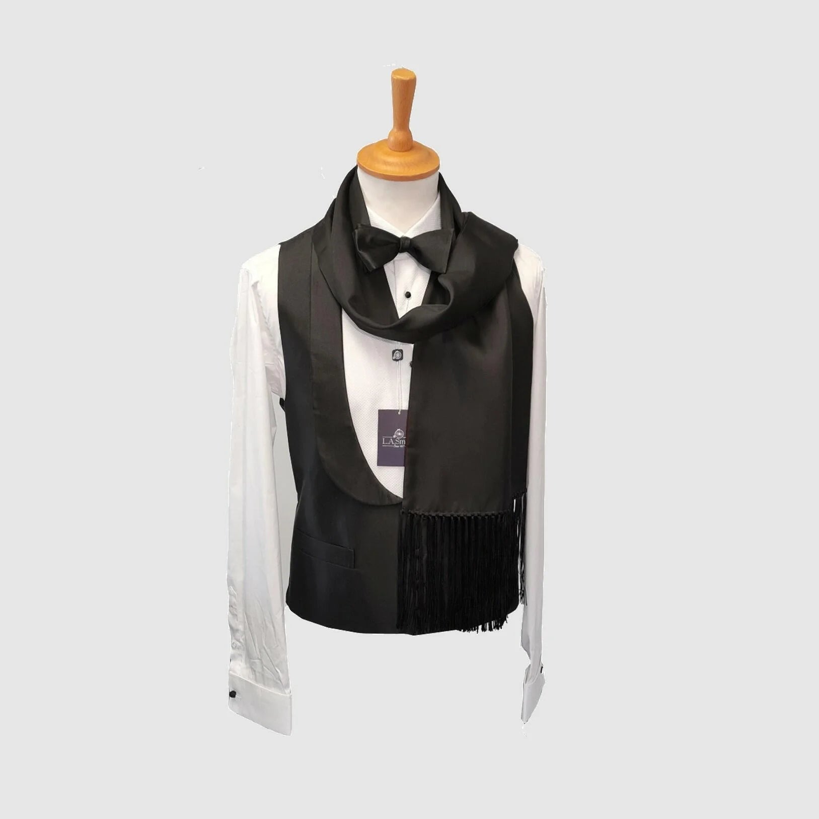 mens black silk dress scarf Pasquino - Silk Scarf for Men