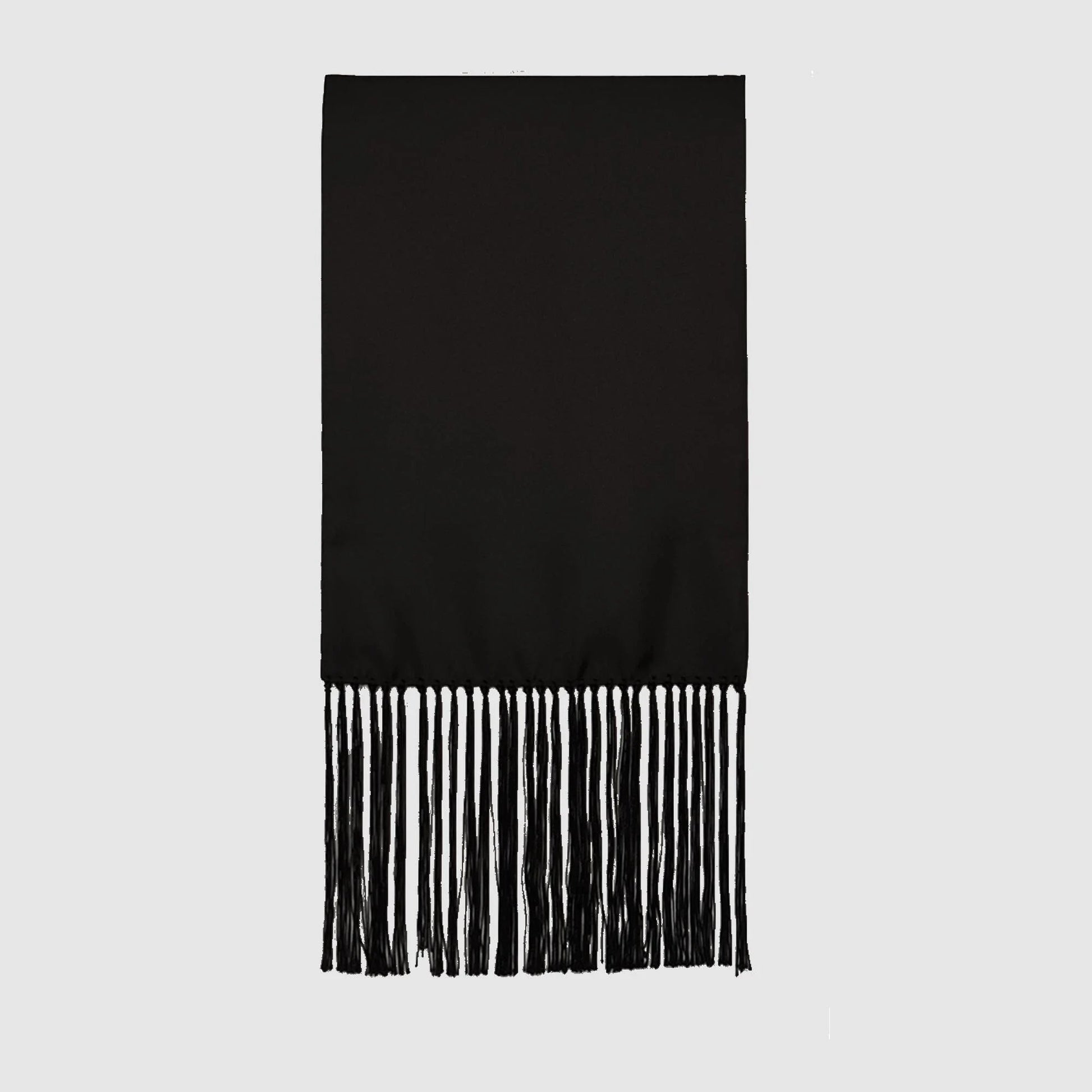 Black Silk Dress Scarf - Scarves - - THREADPEPPER