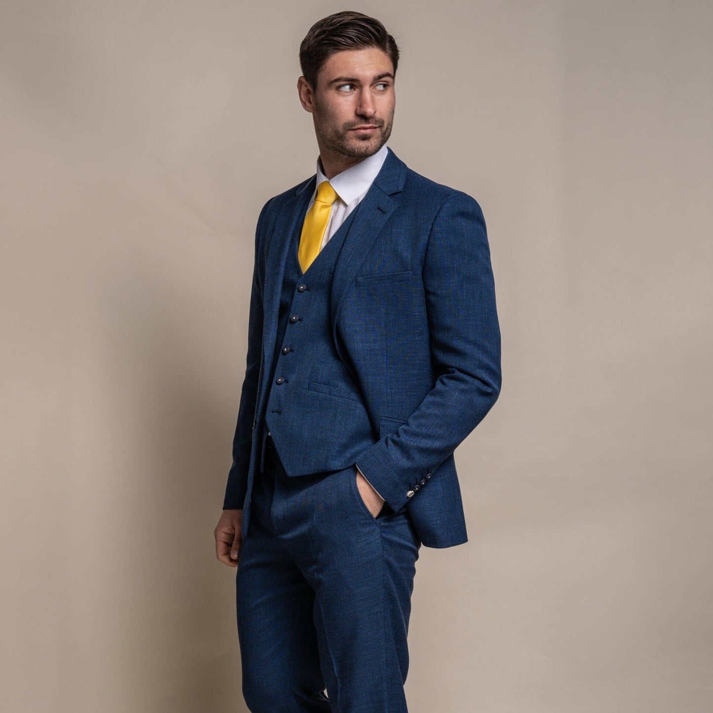 Blue Linen Blazer - STOCK CLEARANCE - Blazers & Jackets - - THREADPEPPER