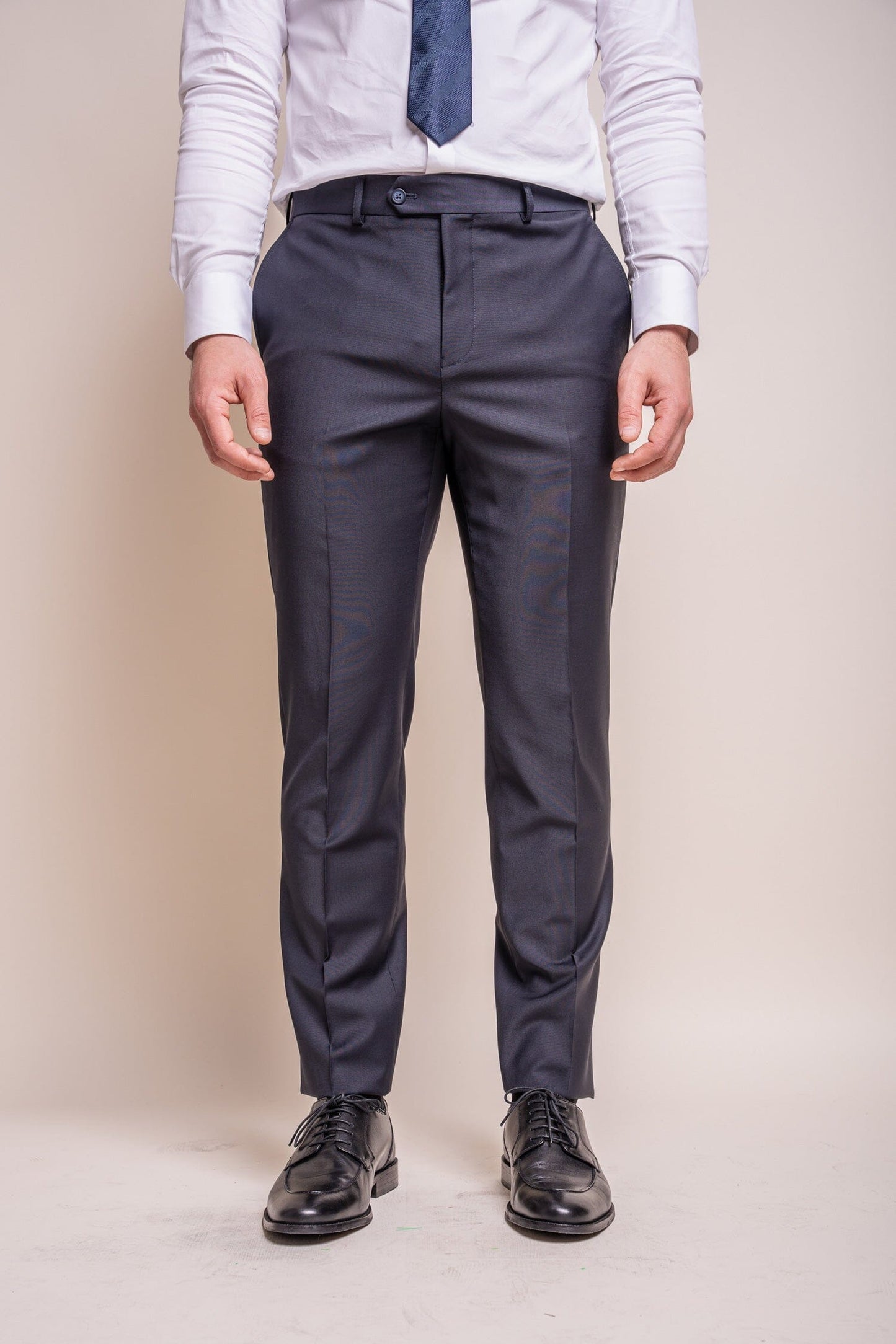 Bond Midnight Blue Trousers - Trousers - 28R - THREADPEPPER