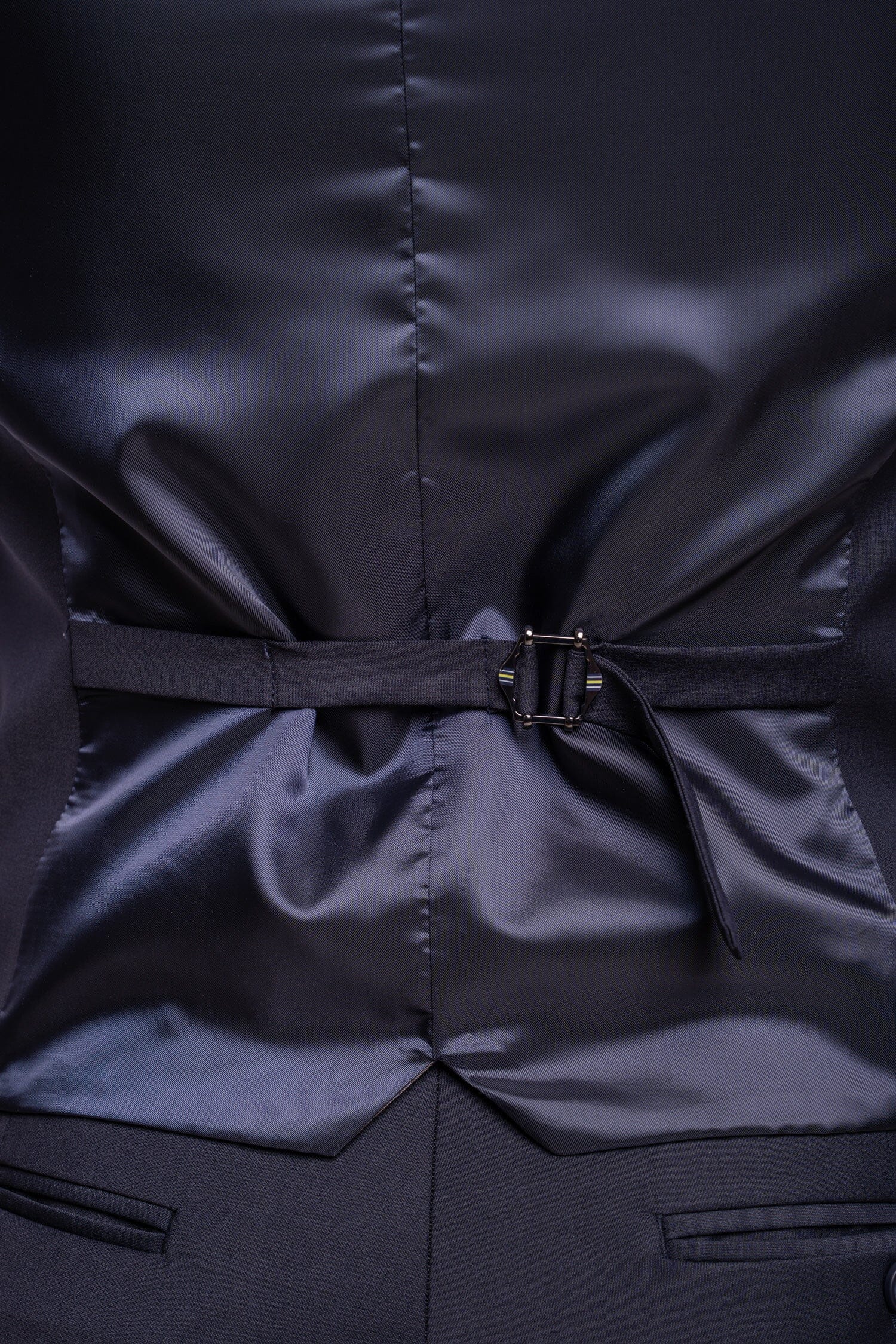 Bond Midnight Blue Waistcoat - Waistcoats - - THREADPEPPER