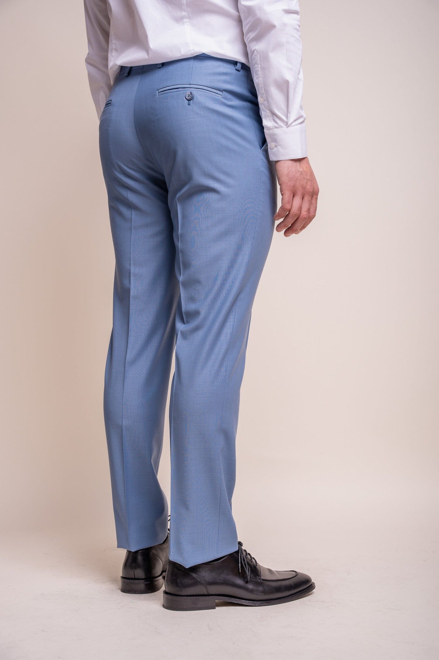Bond Ocean Blue Trousers - Trousers - - THREADPEPPER