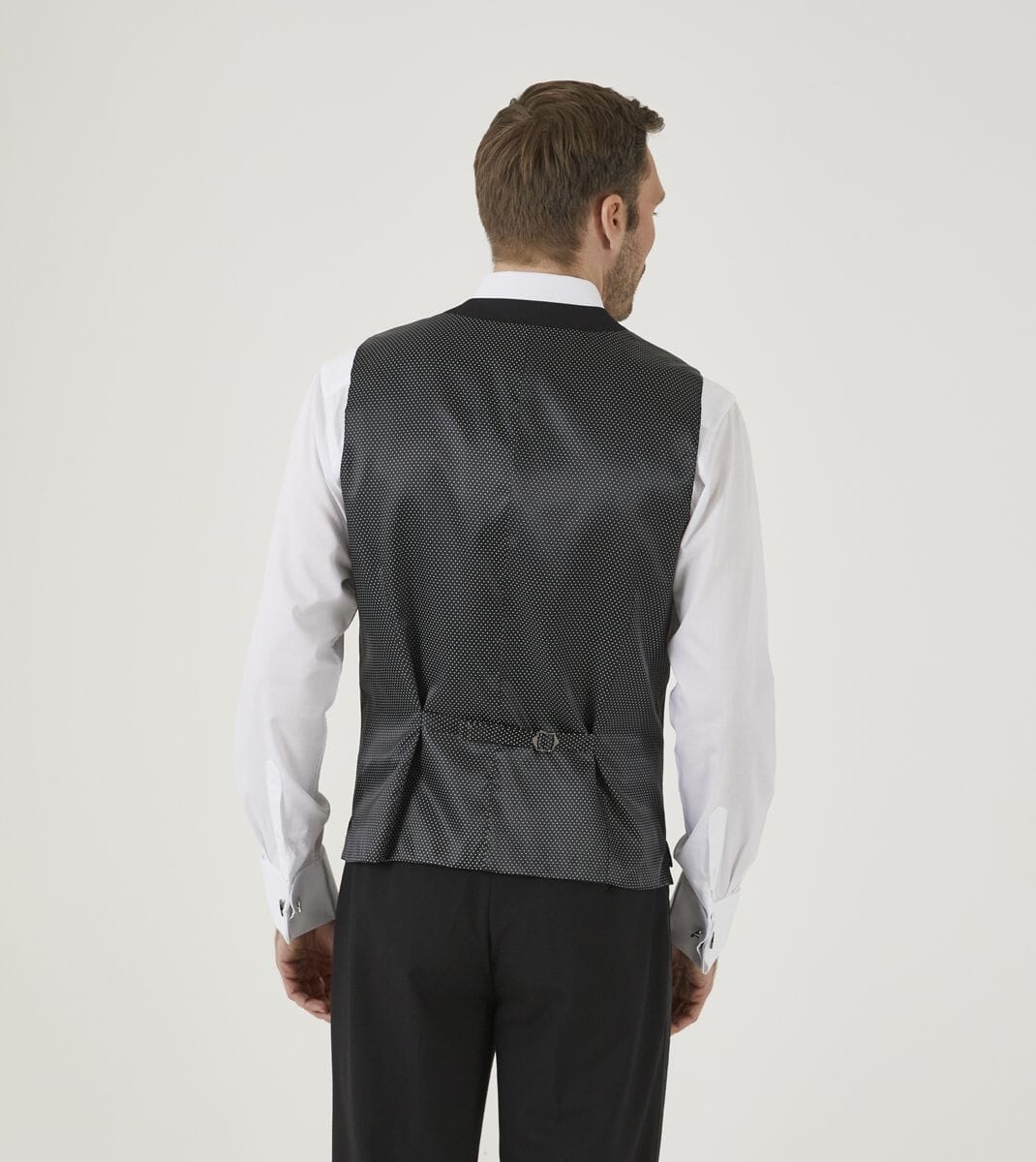Cavendish Black Dinner Suit Waistcoat - Waistcoats - - THREADPEPPER