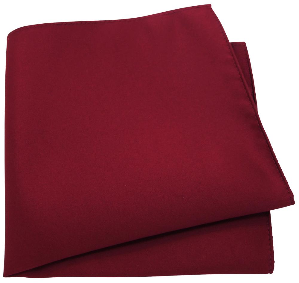 Cherry Red Pocket Square - Handkerchiefs - - THREADPEPPER