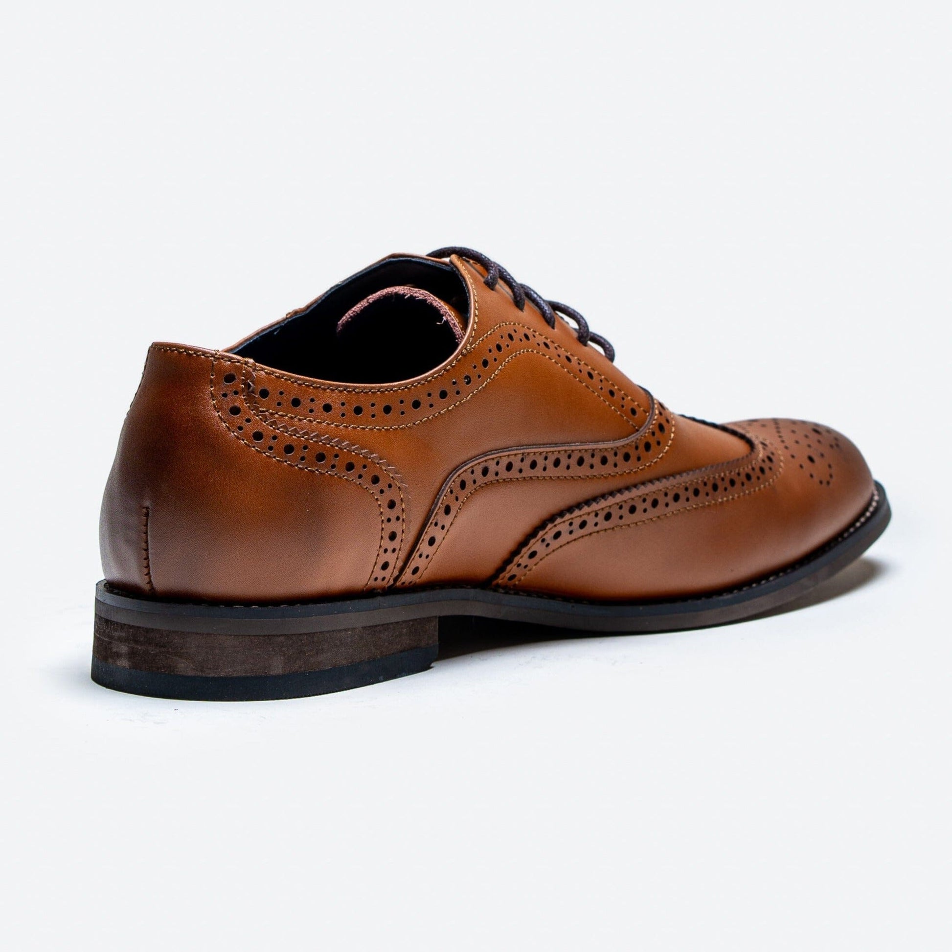 Clark Tan Brogue Shoes - OOS - 2/8/23 - Shoes - - THREADPEPPER