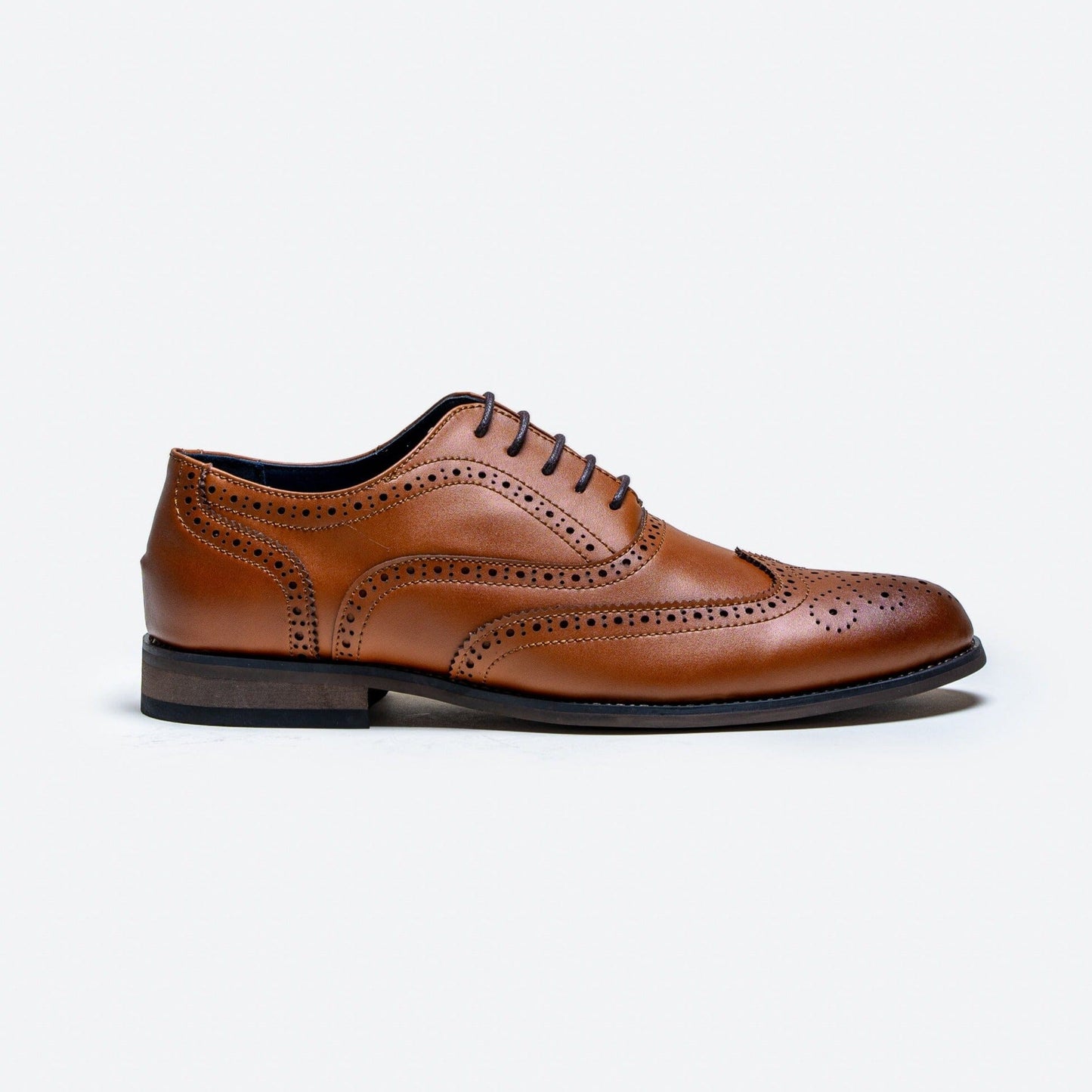 Clark Tan Brogue Shoes - OOS - 2/8/23 - Shoes - 7 - THREADPEPPER